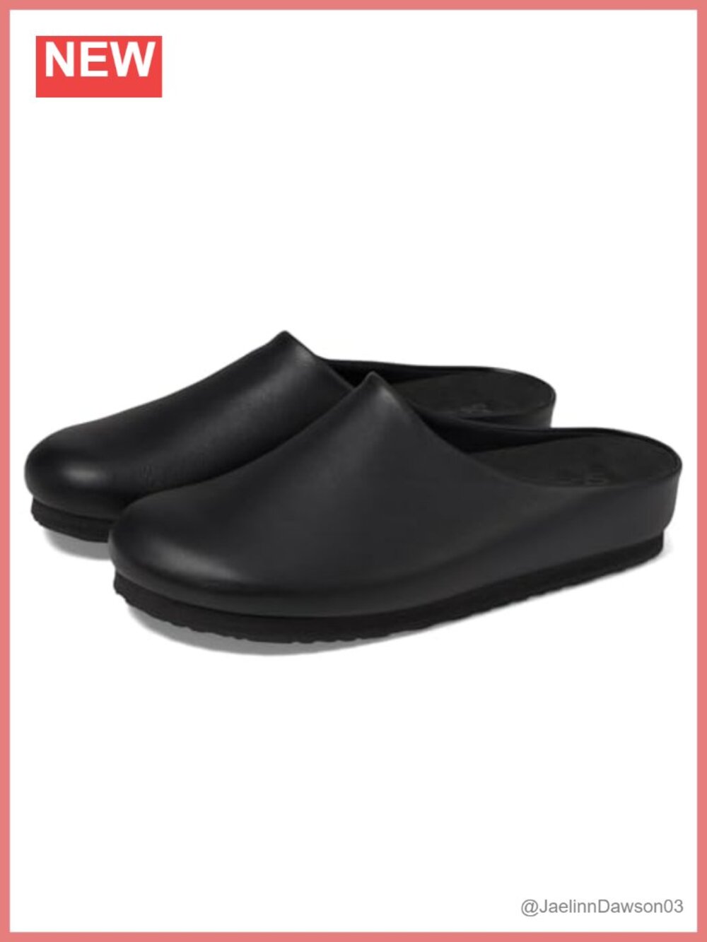 SAS Hinny Leather Slip-On Comfort Mules Clogs Round Toe Casual